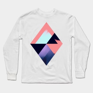 Geometric Abstract 1 Long Sleeve T-Shirt